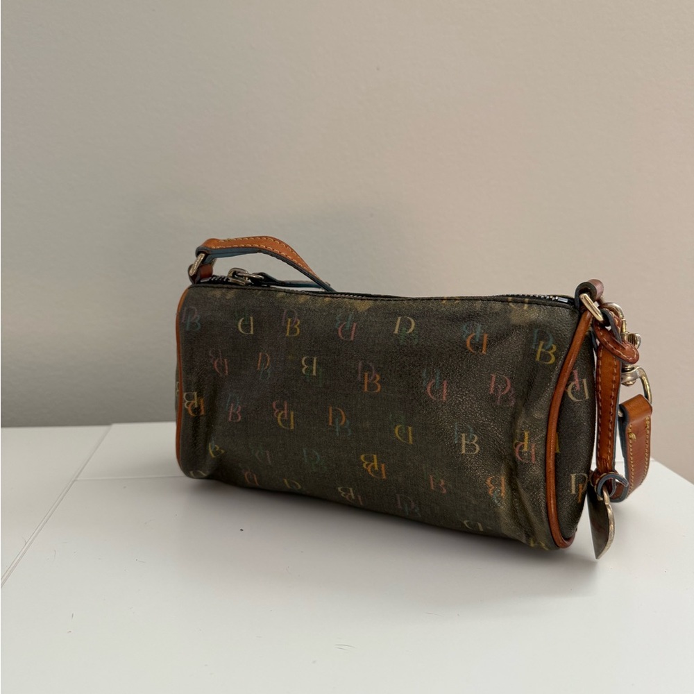 Dooney & Bourke Brown Monogram Shoulder Purse